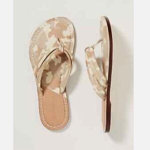 Anthropology Bernardo Tan Miami Two Tone Flip-Flop size 10W